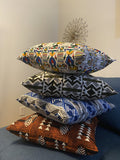 Housse de coussin décoratif aux motifs d'Afrique Lusaka