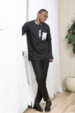 Chemise noire homme