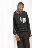 Chemise noire homme