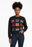 Sweatshirt pathwork col rond Asoké