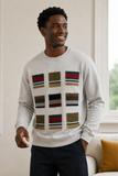 Pull patchwork col rond Asoke